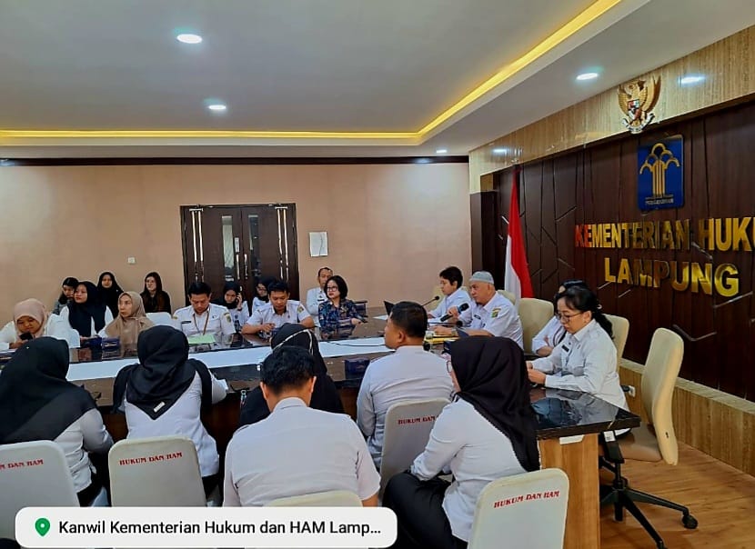 Kanwil Kemenkumham Lampung Gelar Pendampingan Perspektif HAM terhadap Raperda Pencegahan dan Penanggulangan Perilaku LGBT